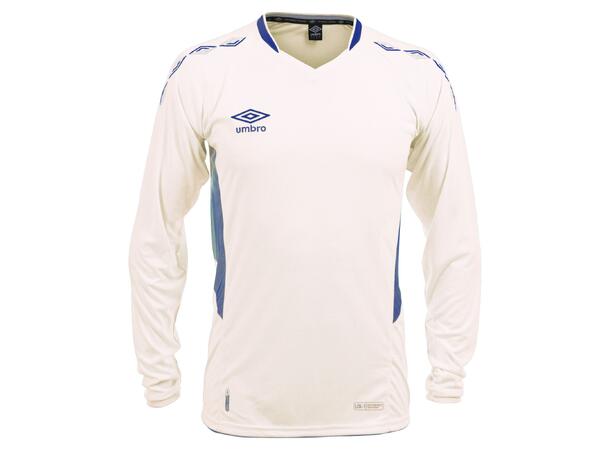 UMBRO UX-1 Jersey LS Vit/Blå XL Matchtröja lång ärm 